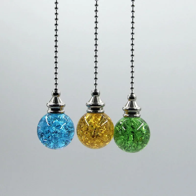 Crystal Ball Decor - 3 センチメートルカラークリスタルアイスクラックボールペンダントファンスイッチペンダントぶら下げサンキャッチャー家の結婚式の装飾装飾品クリエイティブギフト