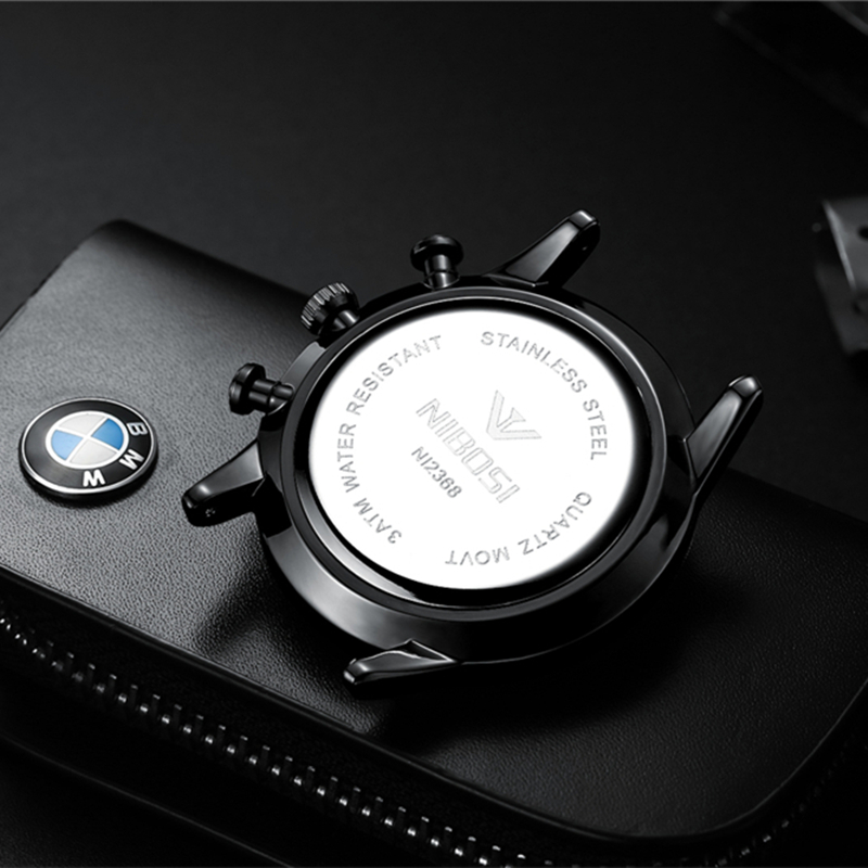 NIBOSI ファッションメンズ腕時計 トップブランド 高級 - Luxury Zone のレビューと価格