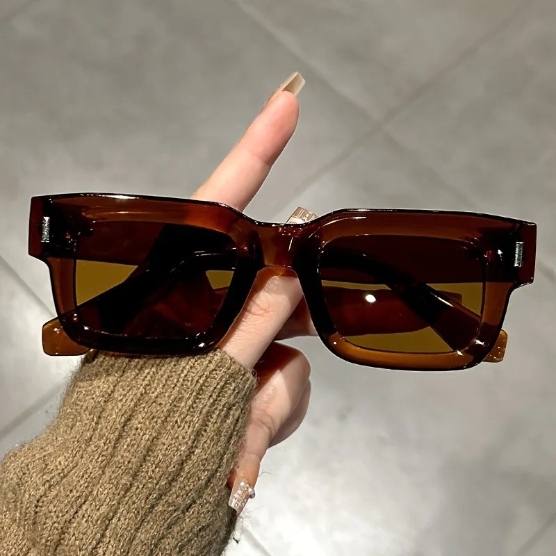 豪華な長方形サングラス女性男性ファッションブランドデザイナー - Luxury Zone のレビューと価格