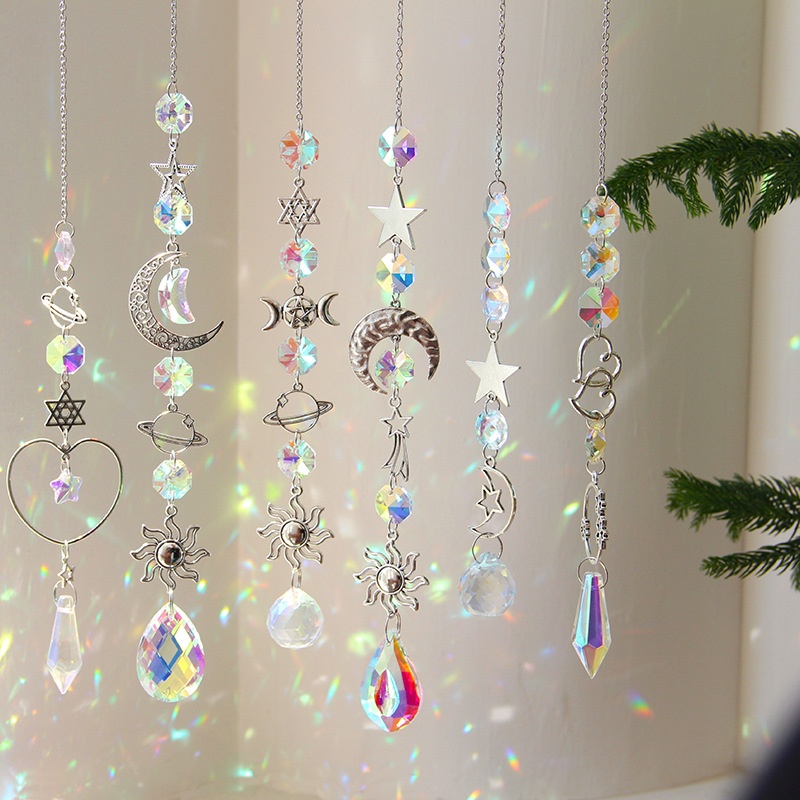 K9 クリスタル レインボー サンキャッチャー ラブハート＆ - Crystal Ball Decor のレビューと価格