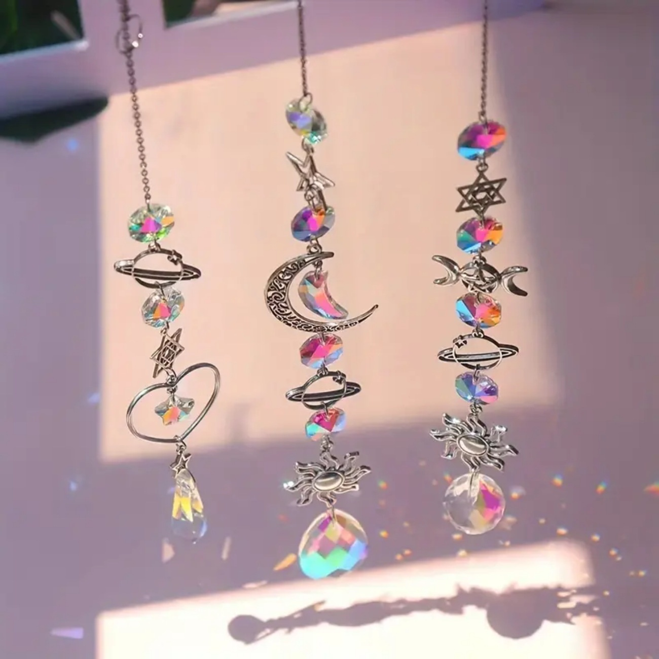 K9 クリスタル レインボー サンキャッチャー ラブハート＆ - Crystal Ball Decor のレビューと価格