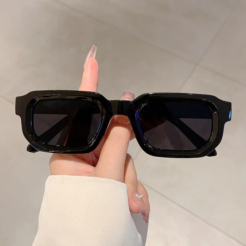 ヴィンテージ長方形フレームサングラスアウトドアマンサングラス - Luxury Zone のレビューと価格