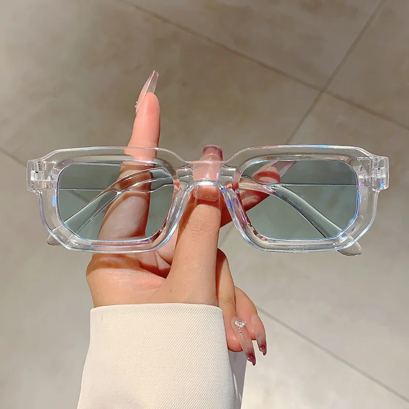 ヴィンテージ長方形フレームサングラスアウトドアマンサングラス - Luxury Zone のレビューと価格