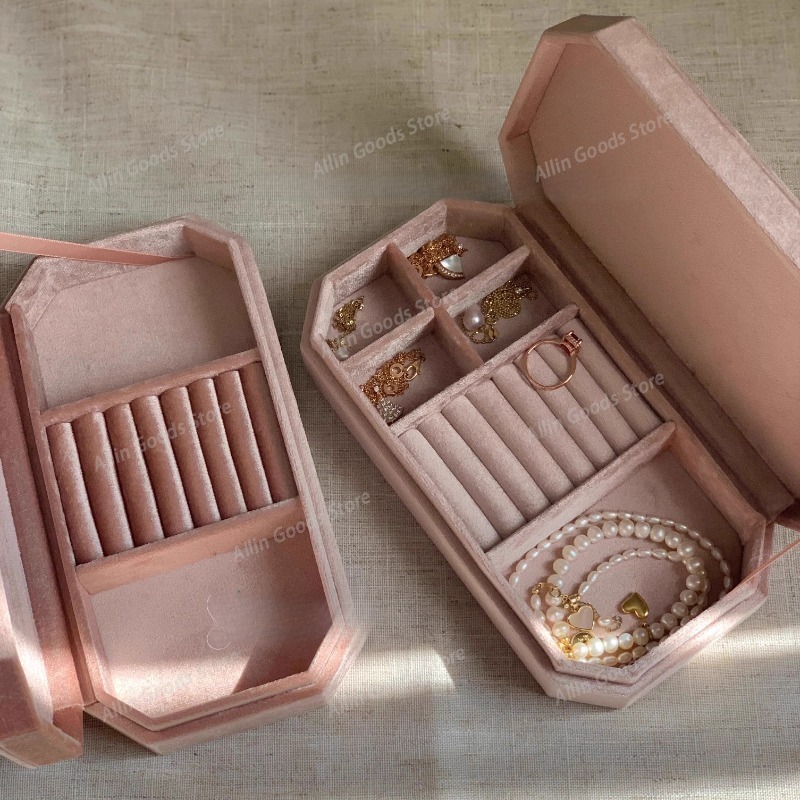 ベルベットリングジュエリーボックス高級ネックレス収納ボックス - Velvet Jewelry Box のレビューと価格