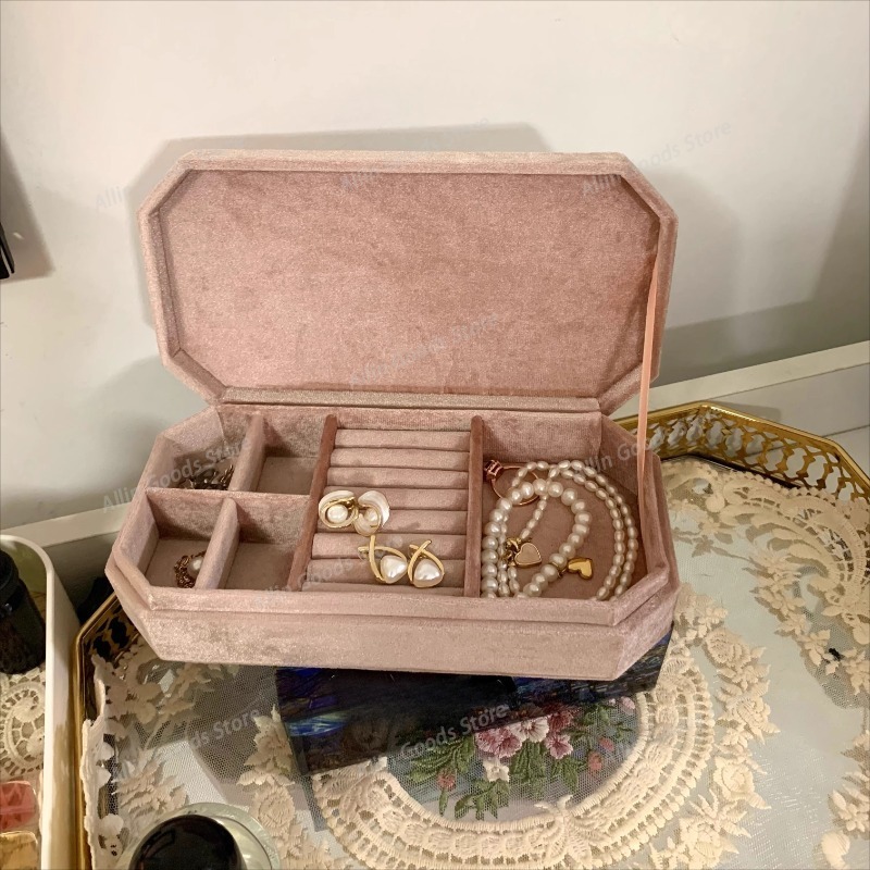 ベルベットリングジュエリーボックス高級ネックレス収納ボックス - Velvet Jewelry Box のレビューと価格