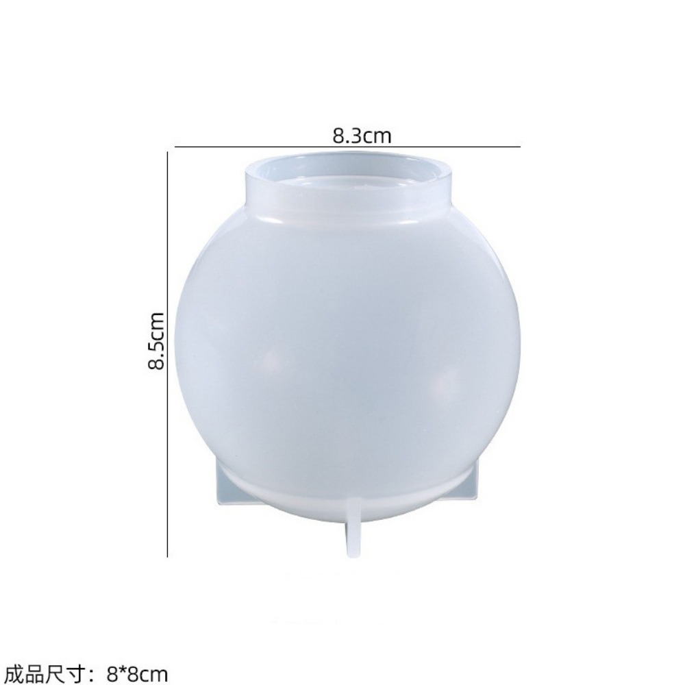 1PC 8 センチメートルシリコーンクリスタルボール型再利用 - Crystal Ball Decor のレビューと価格