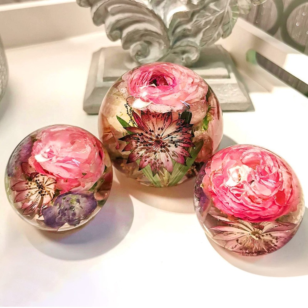 1PC 8 センチメートルシリコーンクリスタルボール型再利用 - Crystal Ball Decor のレビューと価格