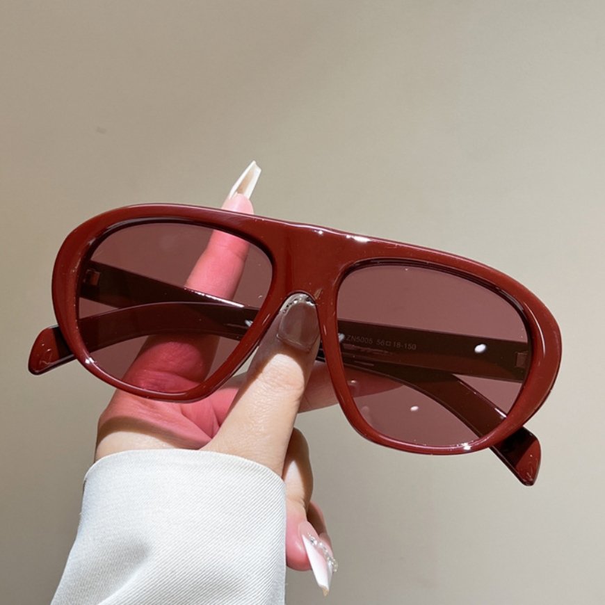新しい特大パイロットサングラス女性男性ヴィンテージブランドサ - Luxury Zone のレビューと価格