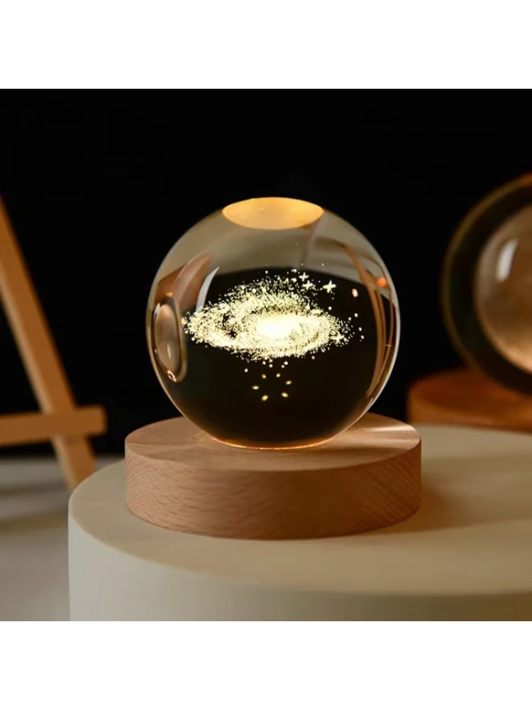 6cmクリスタルボール装飾 天文学 太陽系 惑星 月 宇宙飛 - Crystal Ball Decor のレビューと価格