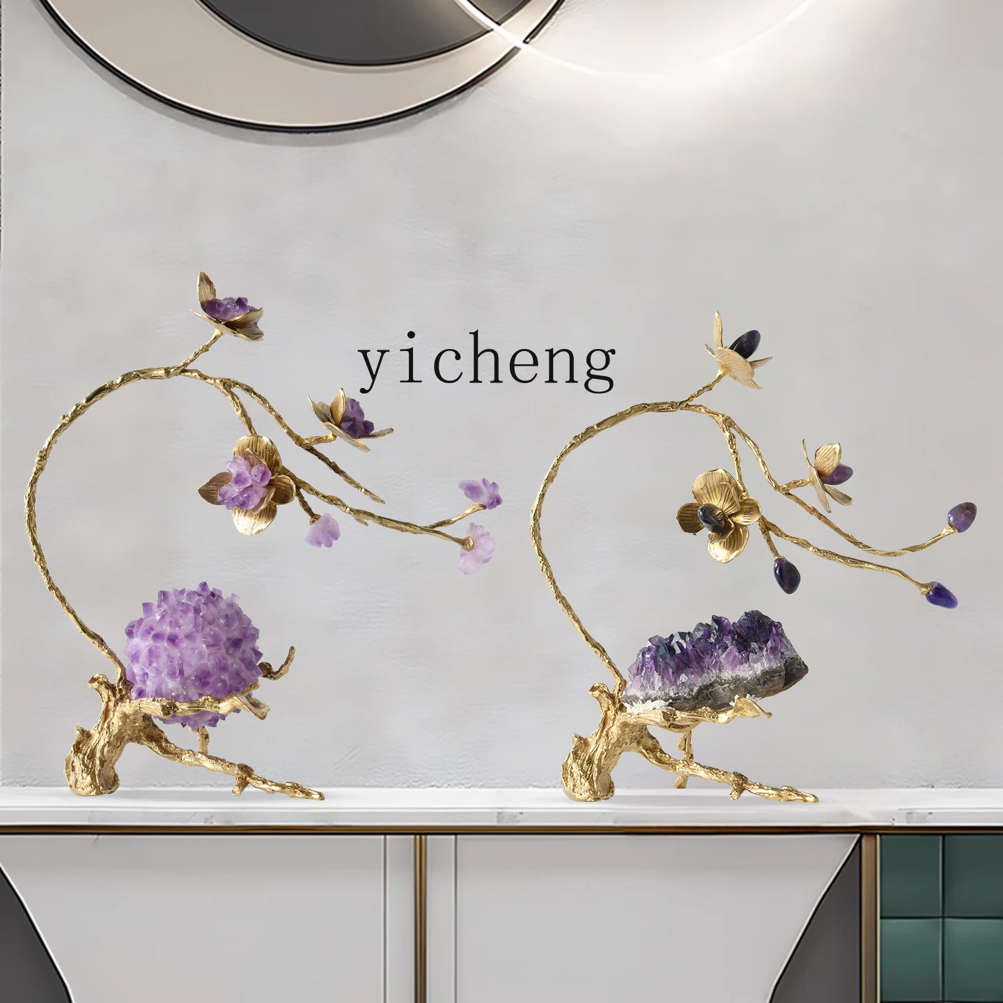 リビングルームテレビキャビネットライトラグジュアリーハイエン - Crystal Ball Decor のレビューと価格